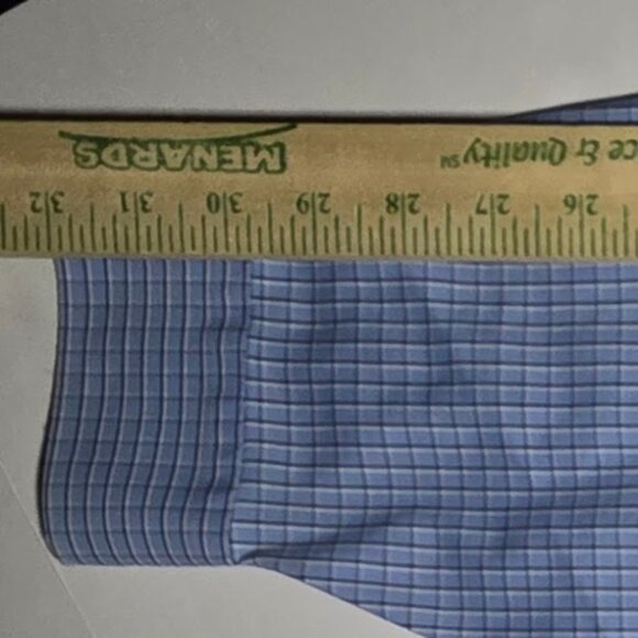 L.L. Bean Mens Blue Black White Checkered LongSleeve Button Up Shirt Size XL-Reg - Picture 7 of 11